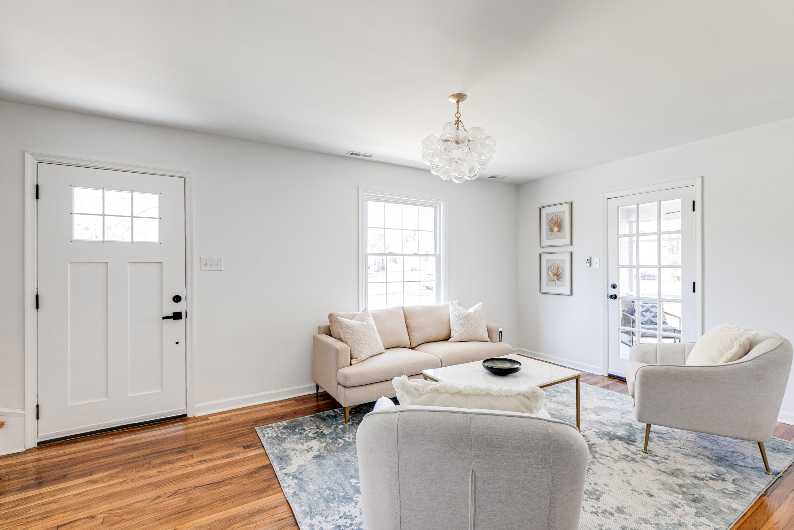 Staged interior at 1005 Willow Lawn Dr