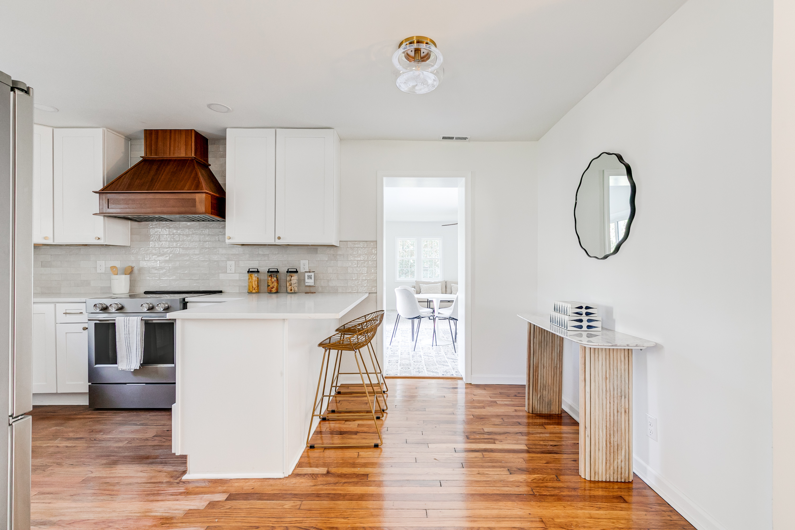Staged interior at 1005 Willow Lawn Dr