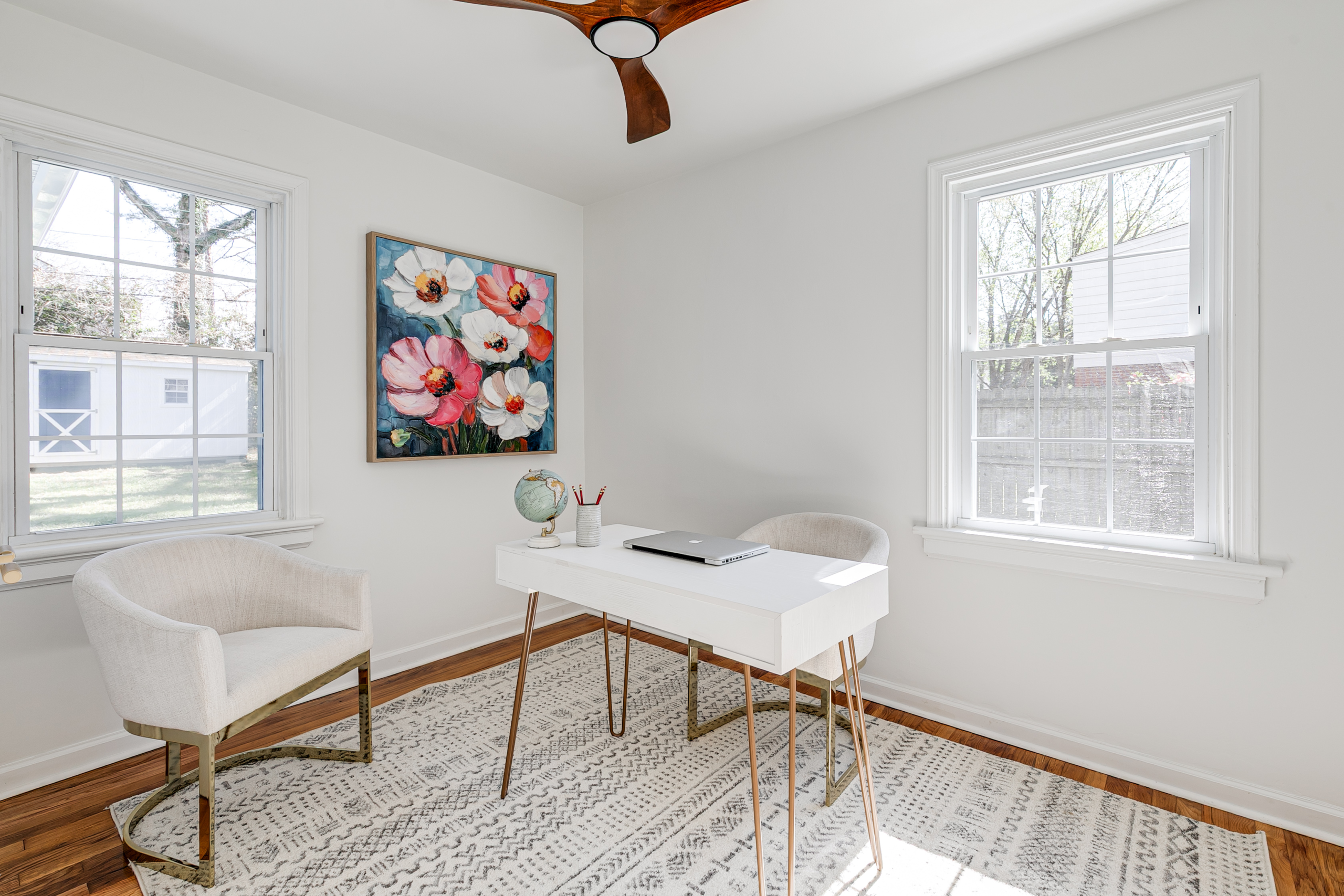 Staged interior at 1005 Willow Lawn Dr