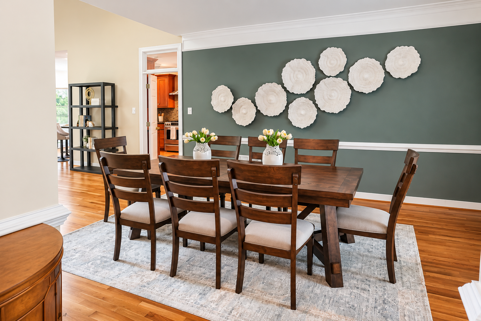 Professionally staged interior on Alldever Dr in Maidens, Virginia
