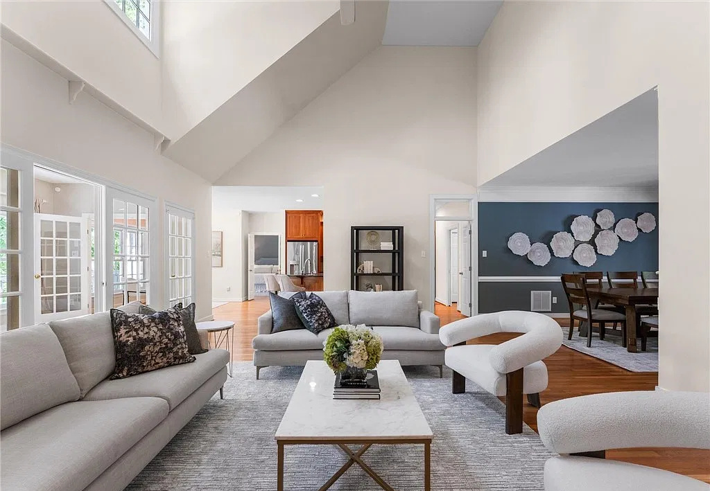 Professionally staged interior on Alldever Dr in Maidens, Virginia