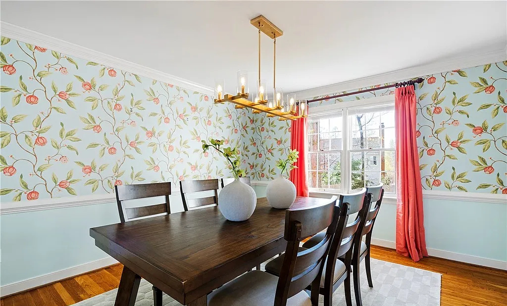 Professionally staged dining room on Ballantrae Ct in Henrico, Virginia