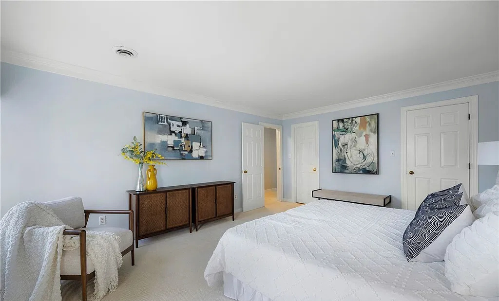 Professionally staged bedroom on Ballantrae Ct in Henrico, Virginia