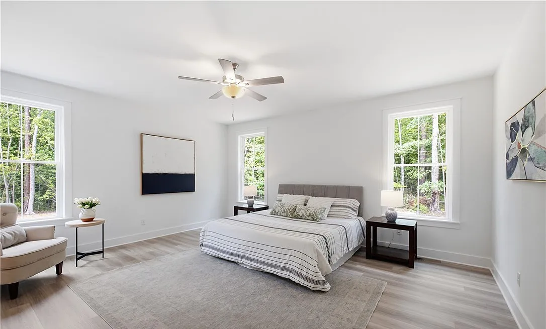 Professionally staged bedroom in Mineral, Virginia
