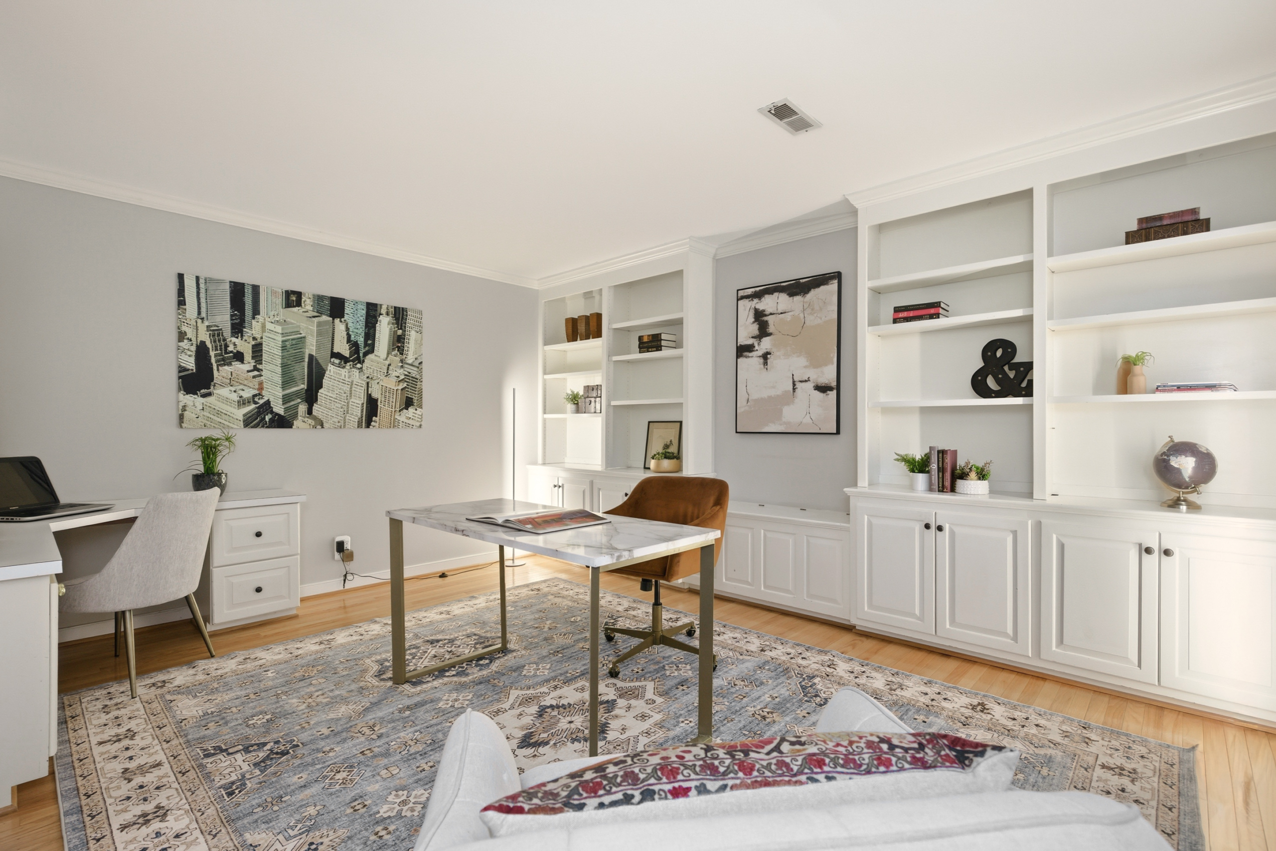 Professionally staged interior on Burning Oak Ct in Glen Allen, Virginia