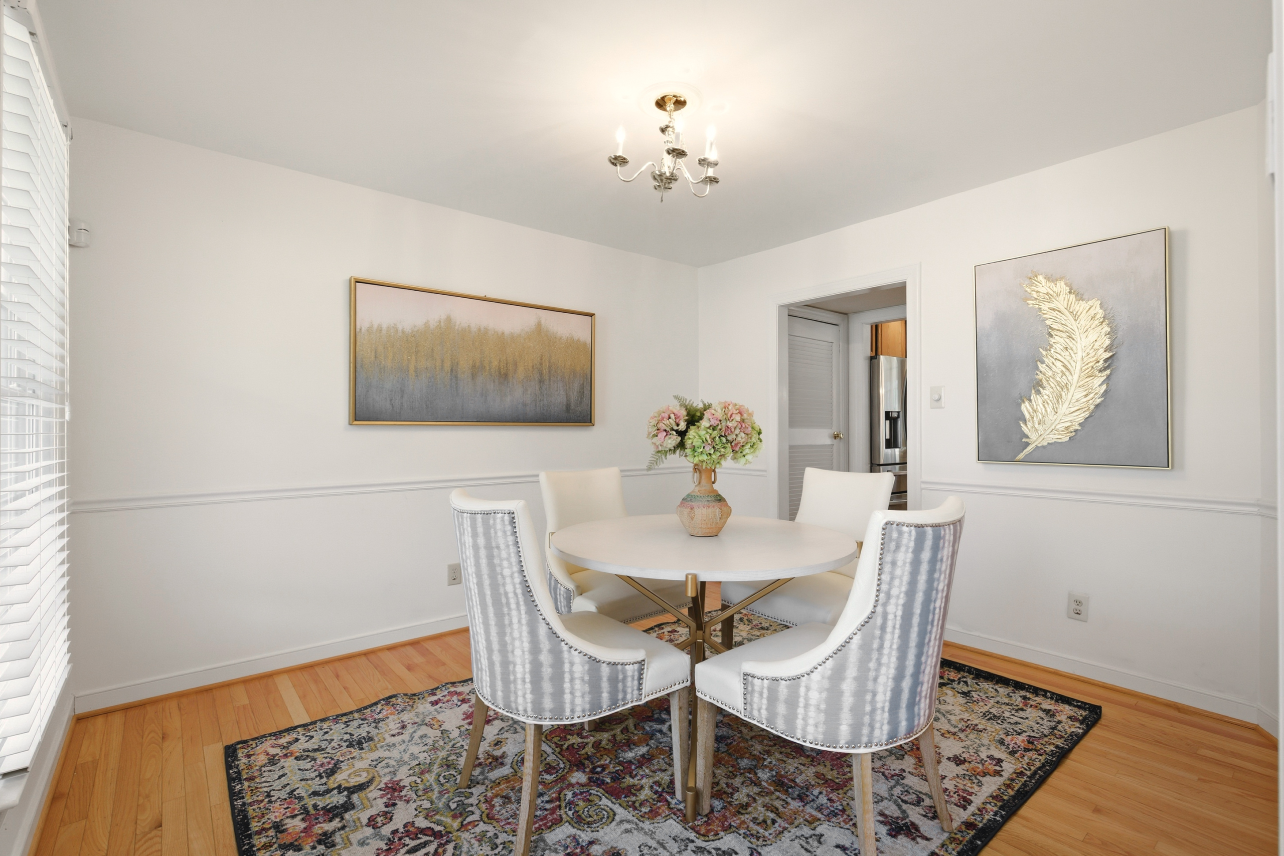 Professionally staged interior on Burning Oak Ct in Glen Allen, Virginia