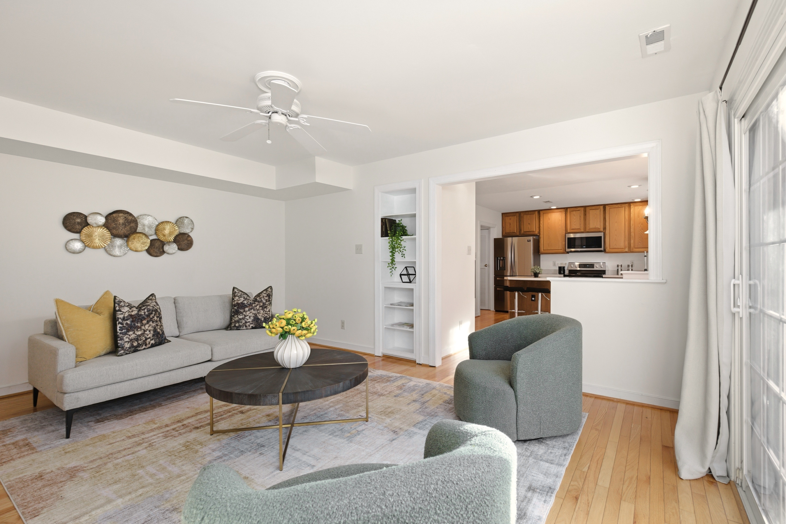 Professionally staged interior on Burning Oak Ct in Glen Allen, Virginia